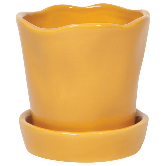 Ochre Chroma Plant Pot Small 3 inch