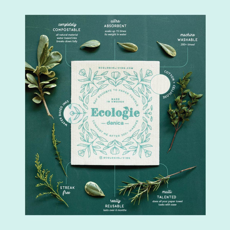 Coastal Treasures Swedish Sponge Cloth