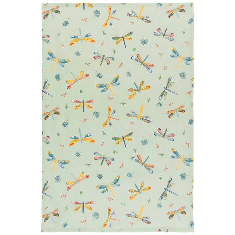 Dragonfly Dishtowels Set of 5