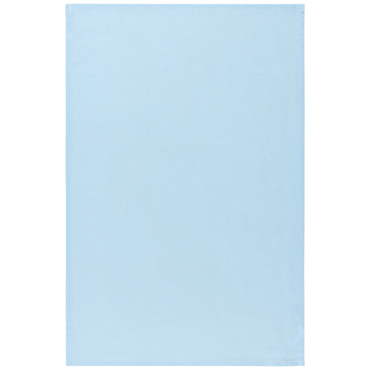 Moon Cool Blue Indigo Floursack Dishtowels Set of 3