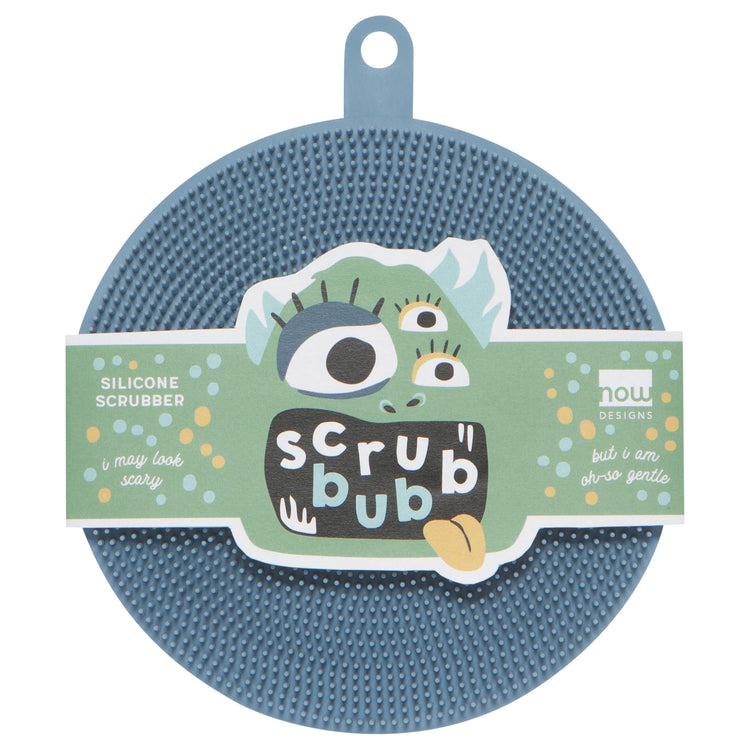 Scrub Bub Marine Blue Silicone Scrubber