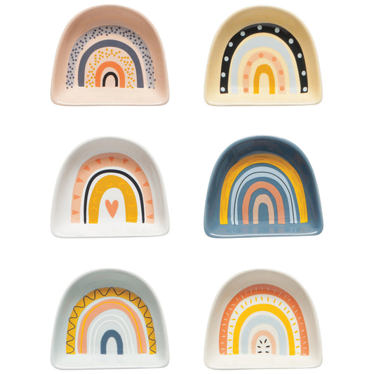 Rainbows Pinch Bowls Set of 6