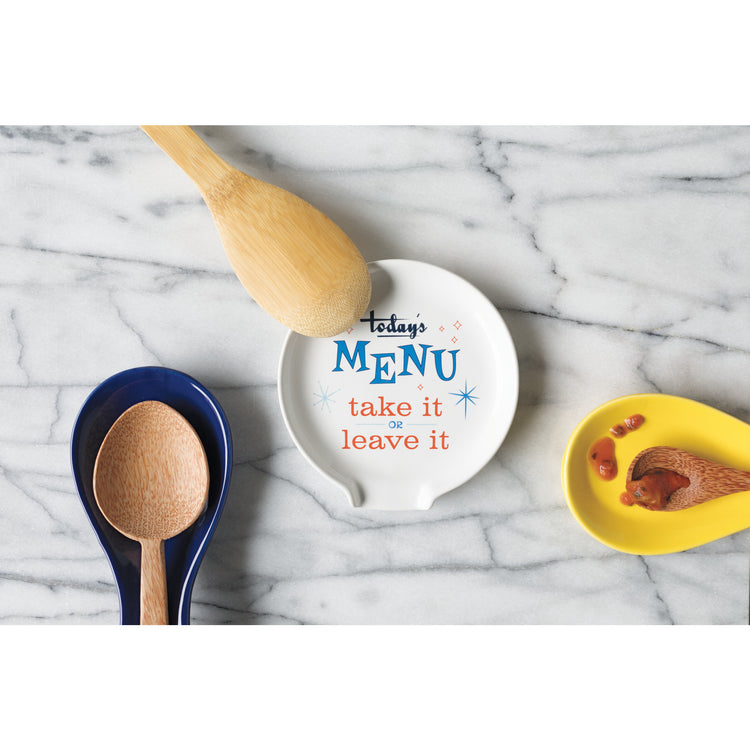 Yellow Solid Spoon Rest