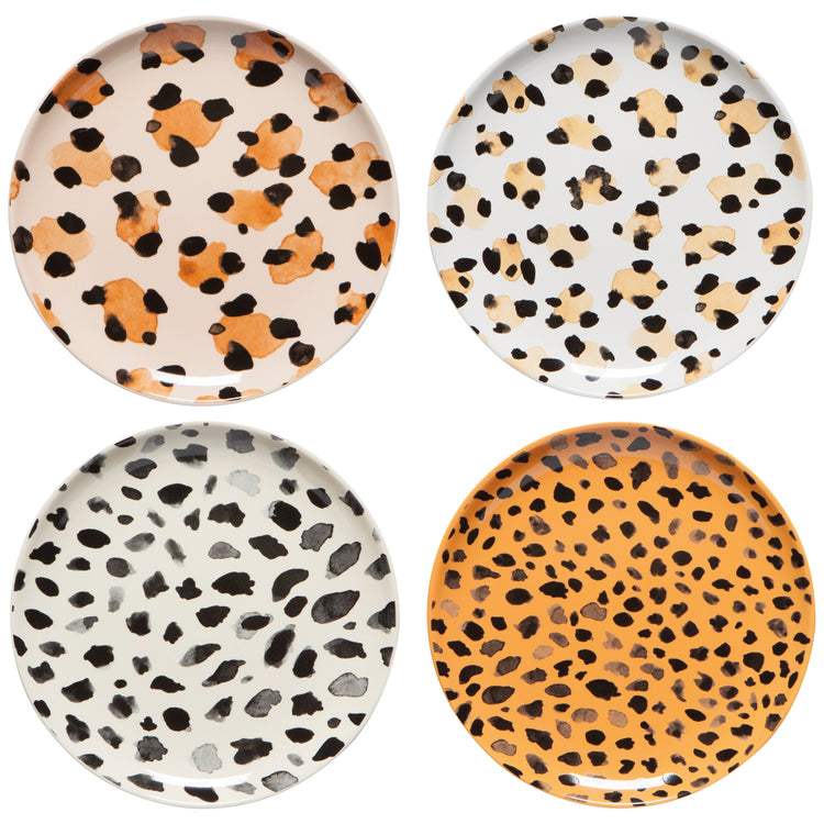 Wild Heart Appetizer Plates Set of 4
