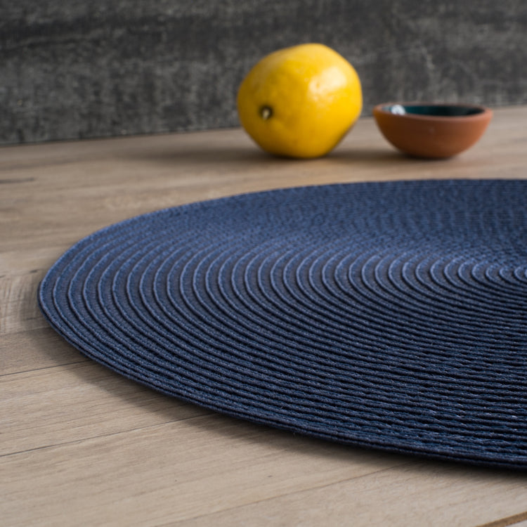 Disko Indigo Round Placemat