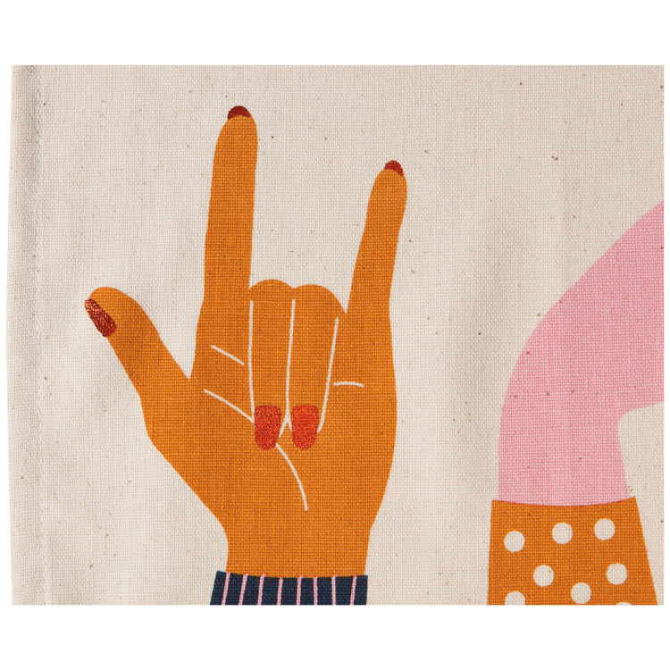 Human Kind Decorative Dishtowel