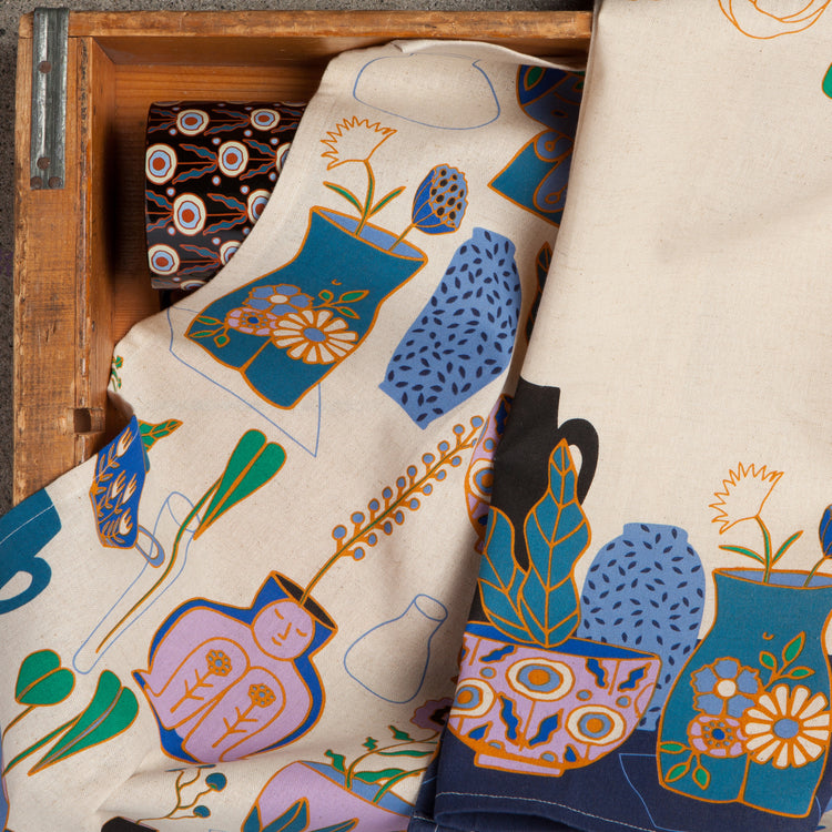 Still Life Dishtowels Set of 2