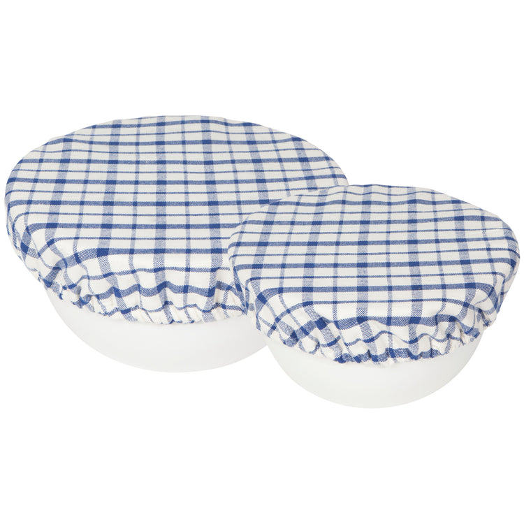 Belle Plaid Bowl Covers Set of 2