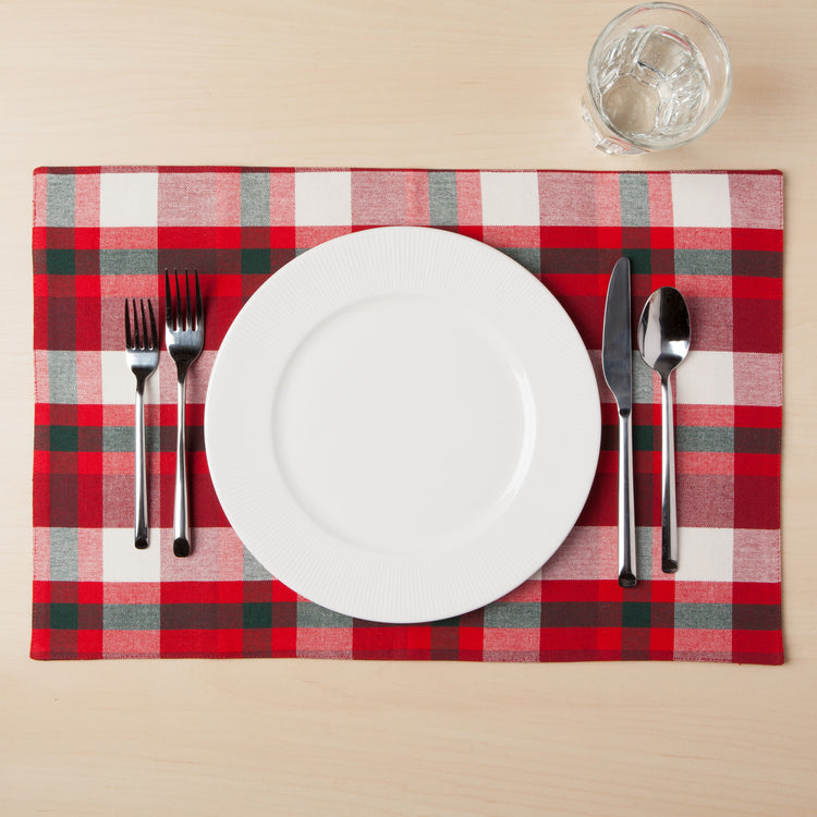 Recycled Cotton Tannenbaum Christmas Placemats Set of 4