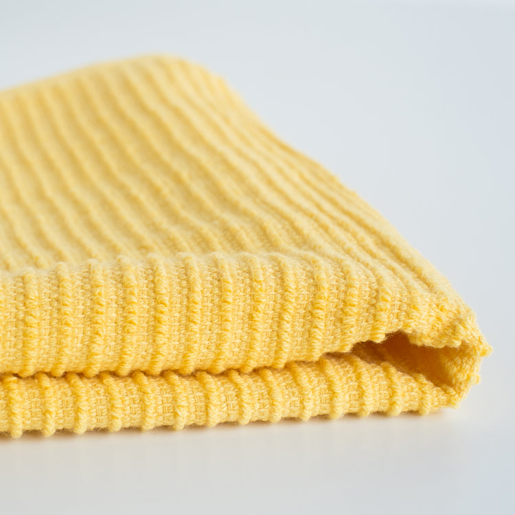Ripple Lemon Yellow Dishcloths Set of 2