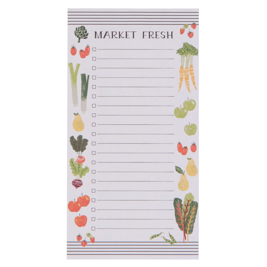 Farmers Market List It Magnetic Notepad