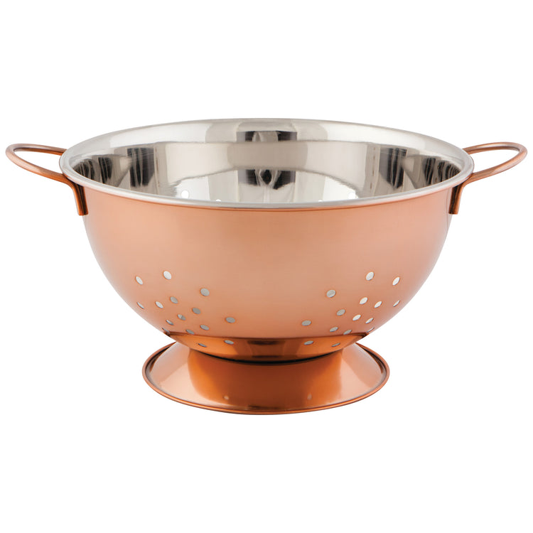 Steel Rose Gold Colander Large