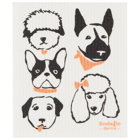 Dapper Dogs Swedish Dishcloth