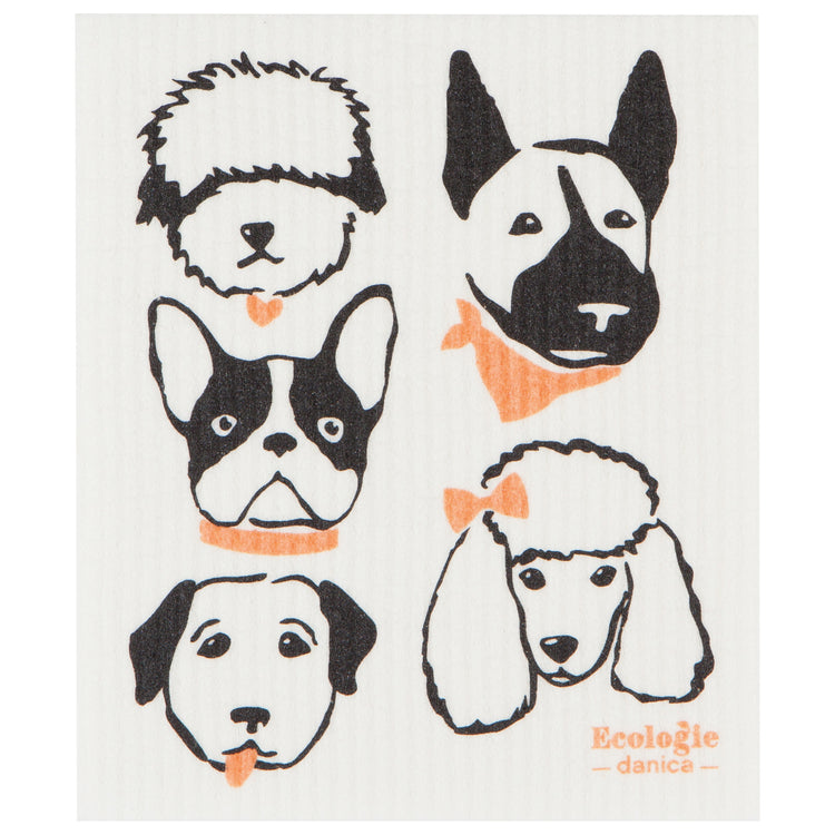 Dapper Dogs Swedish Dishcloth