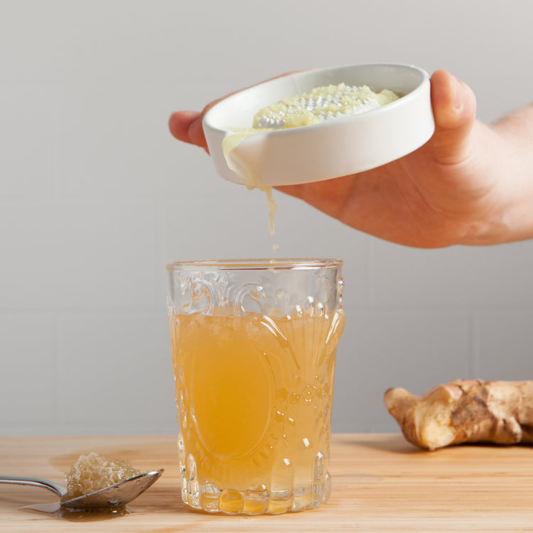 Matte White Ginger Grater