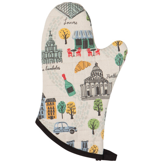 Meet Me In Paris Quilted Oven Mitt