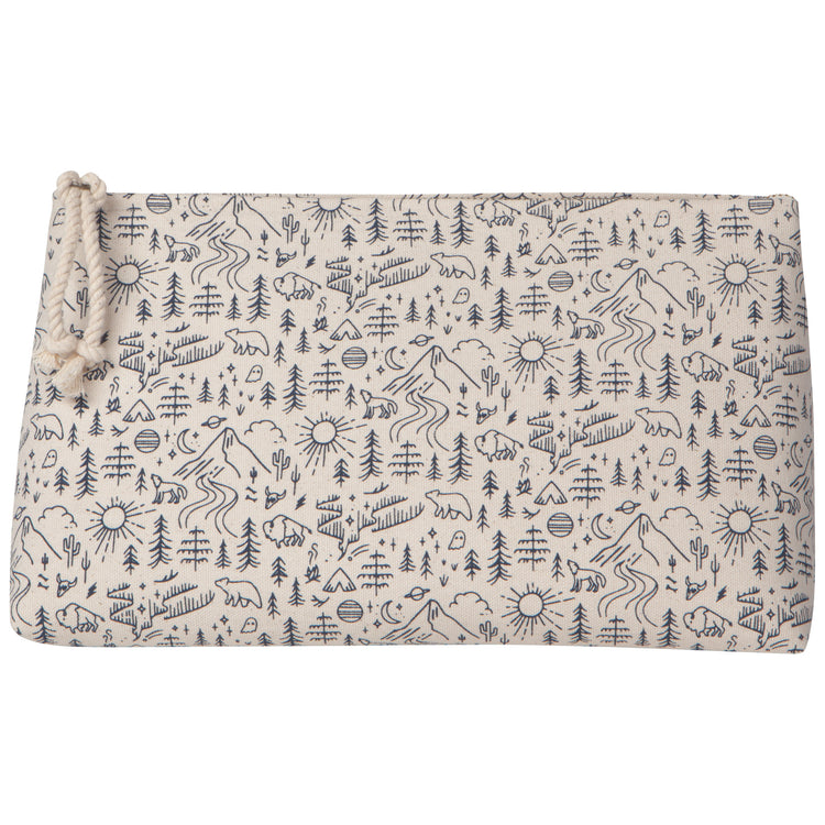 Stay Wild Large Cosmetic Bag
