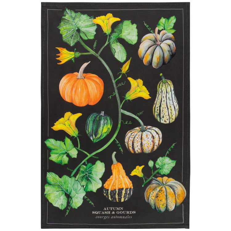 Autumn Squash Cotton Dishtowel