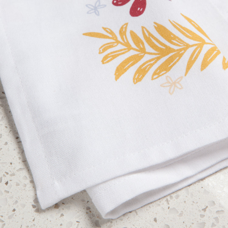Hedge Hugs Cotton Dishtowel