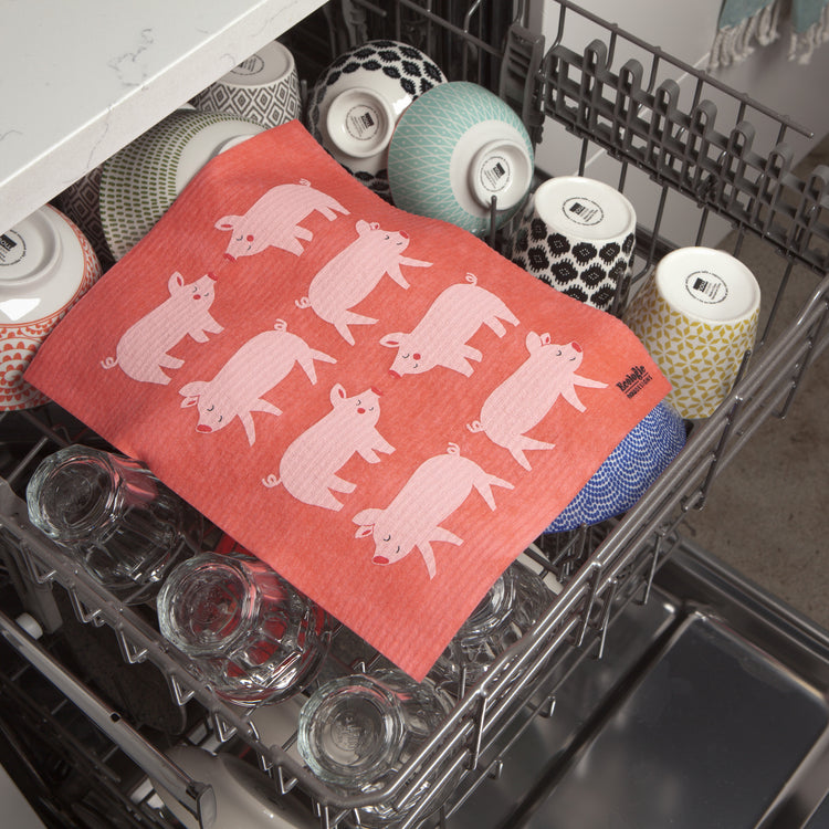 Penny Pig Swedish Sponge Towel