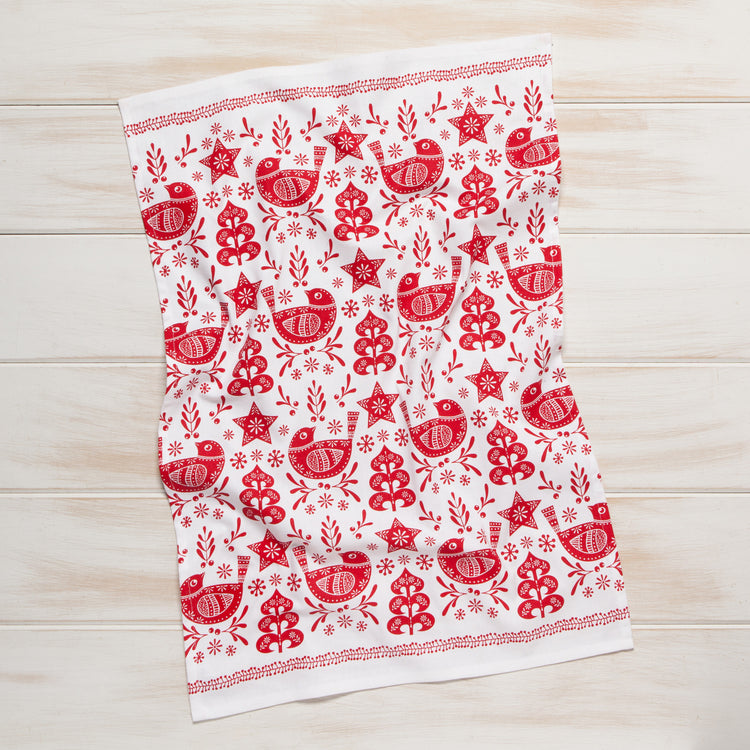 Snowbird Cotton Dishtowel