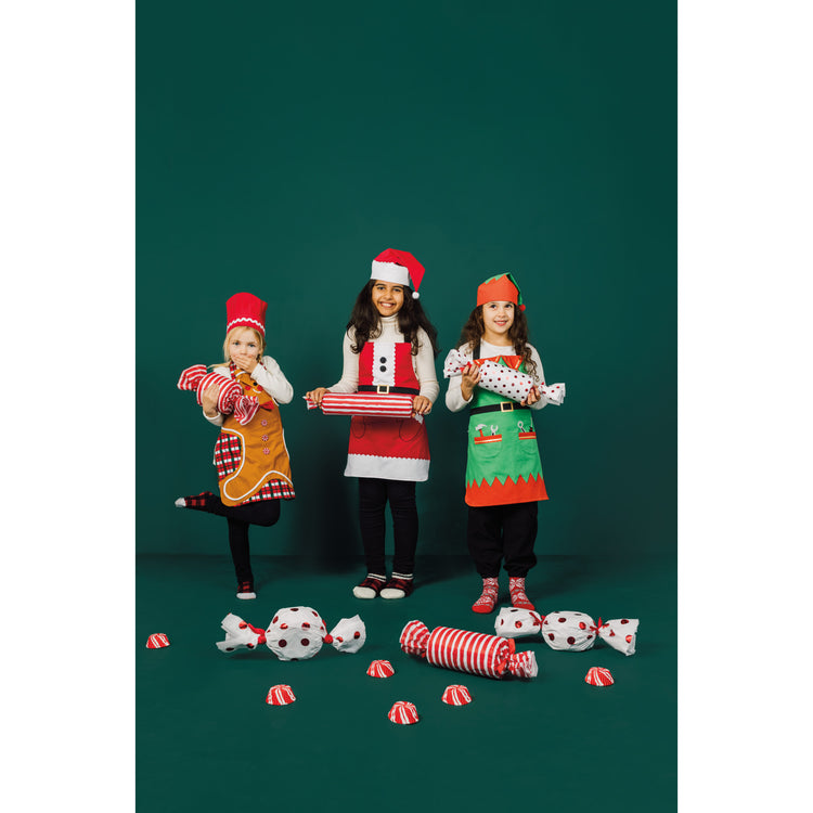 Santa Christmas Kid's Apron and Hat Set