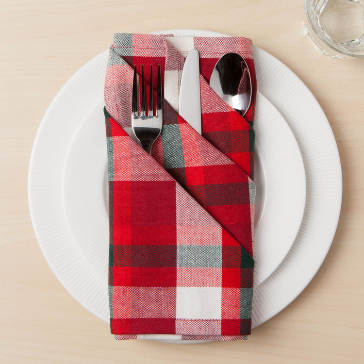 Recycled Cotton Tannenbaum Christmas Napkins Set of 4