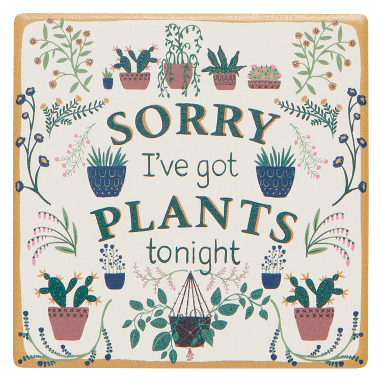 Smarty Plants Soak Up Coaster Set of 4