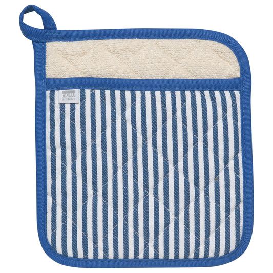 Superior Blue Narrow Stripe Potholder