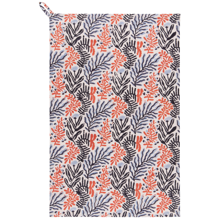 Entwine Block Print Dishtowel