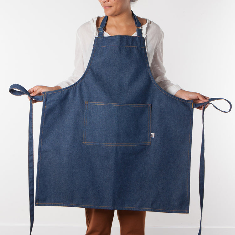 Denim Stonewash Chef Apron