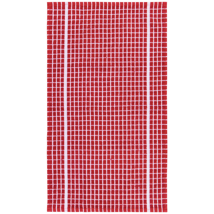 Terry Dishtowels Red Set of 2