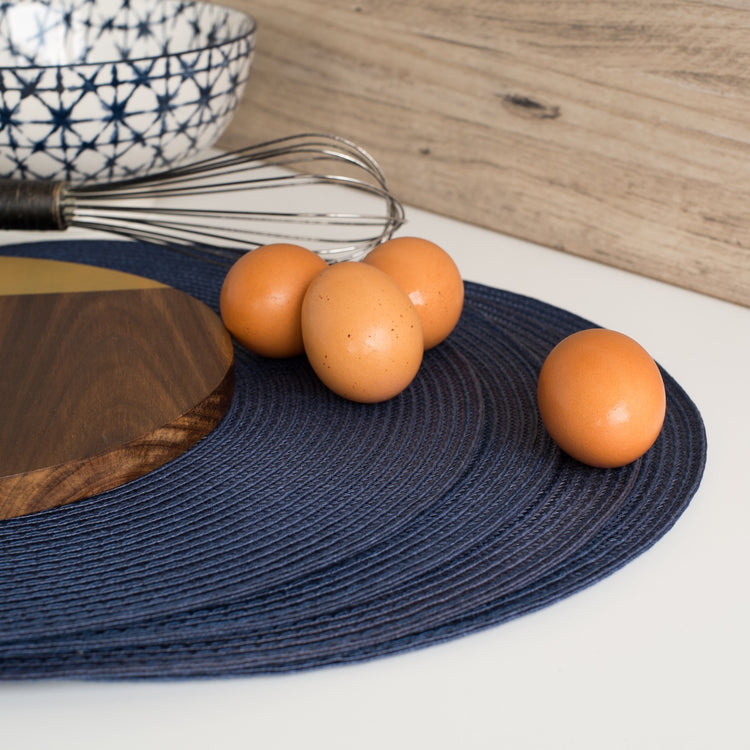 Disko Indigo Round Placemat