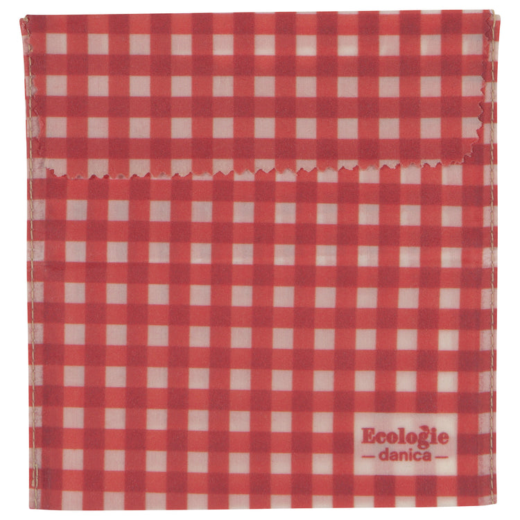 Gingham Dot Beeswax Sandwich Bag Set of 2