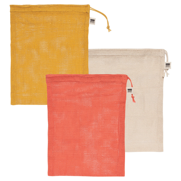 Le Marche Coral Produce Bags Set of 3