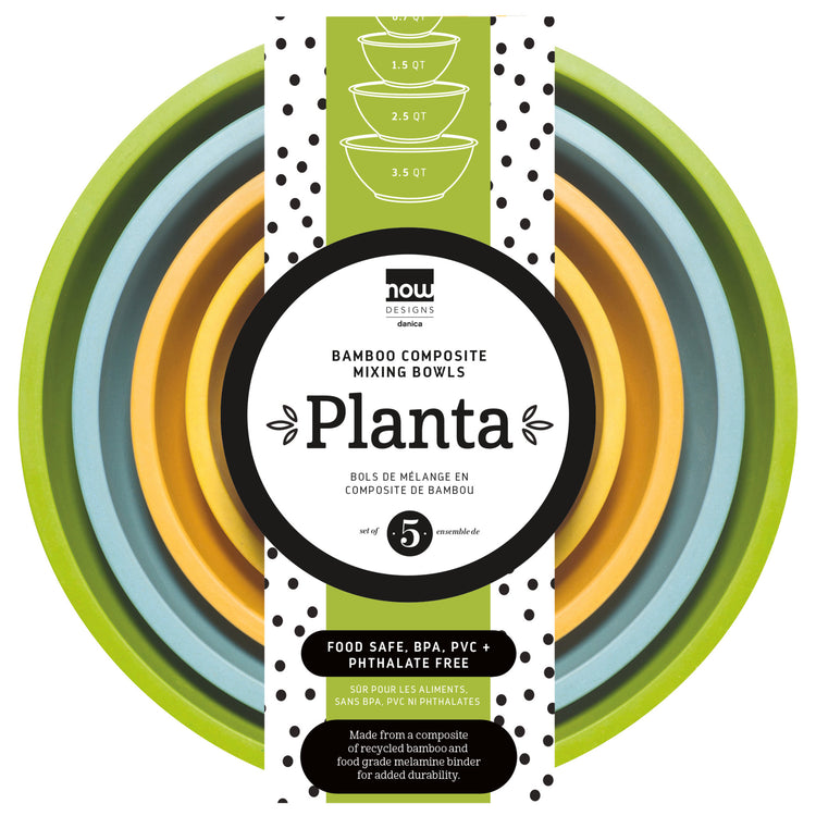 Planta Melamine Mixing Bowls Fiesta Set of 5