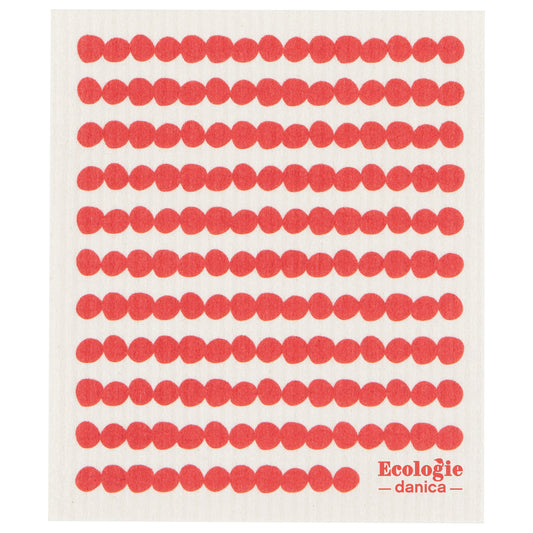 Red Swedish Sponge Cloth