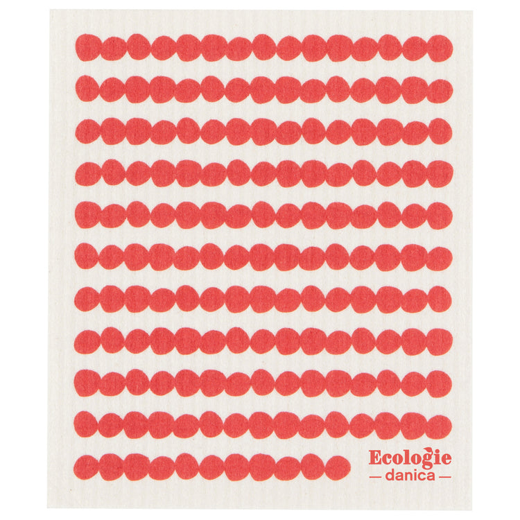 Red Swedish Sponge Dishcloth