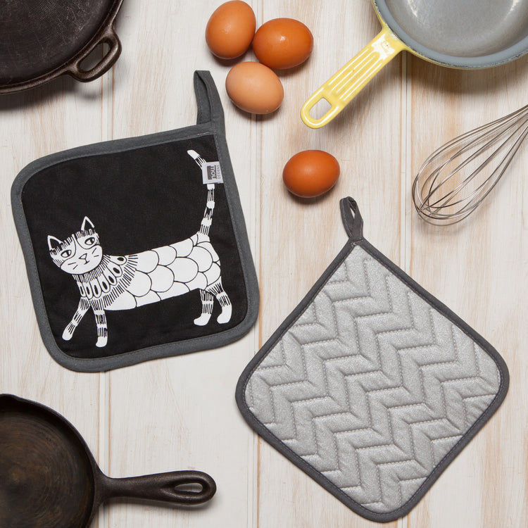 Purr Party Potholder