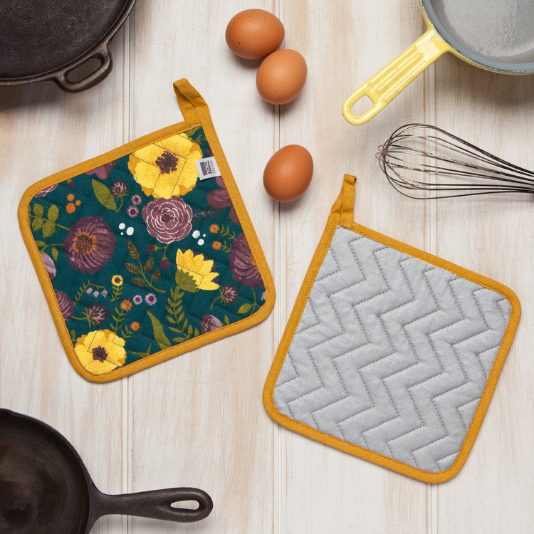 Adeline Cotton Quilted Pot Holder