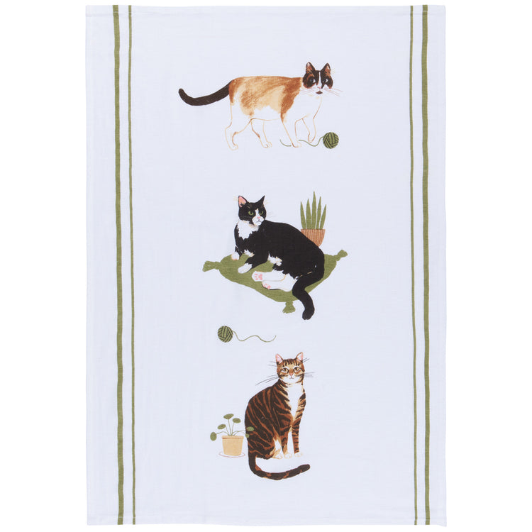 Cat Collective Bakers Floursack Dishtowels Set of 3