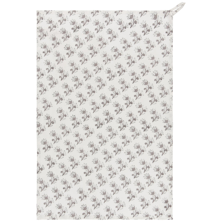 Floret Block Print Dishtowel