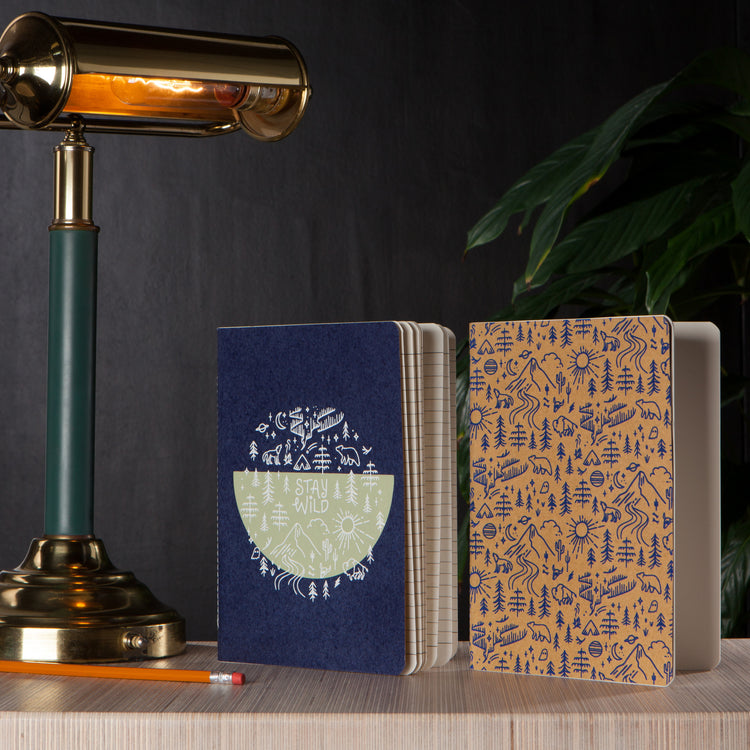 Stay Wild Notebooks Set of 2