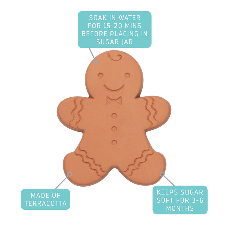 Gingerbread Terracotta Sugar Saver