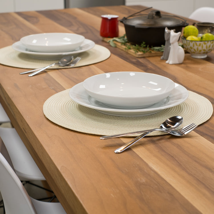 Disko Ivory Round Placemat