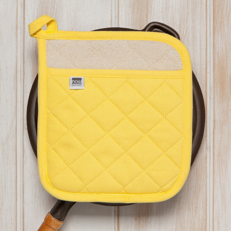 Superior Lemon Yellow Pocket Potholder