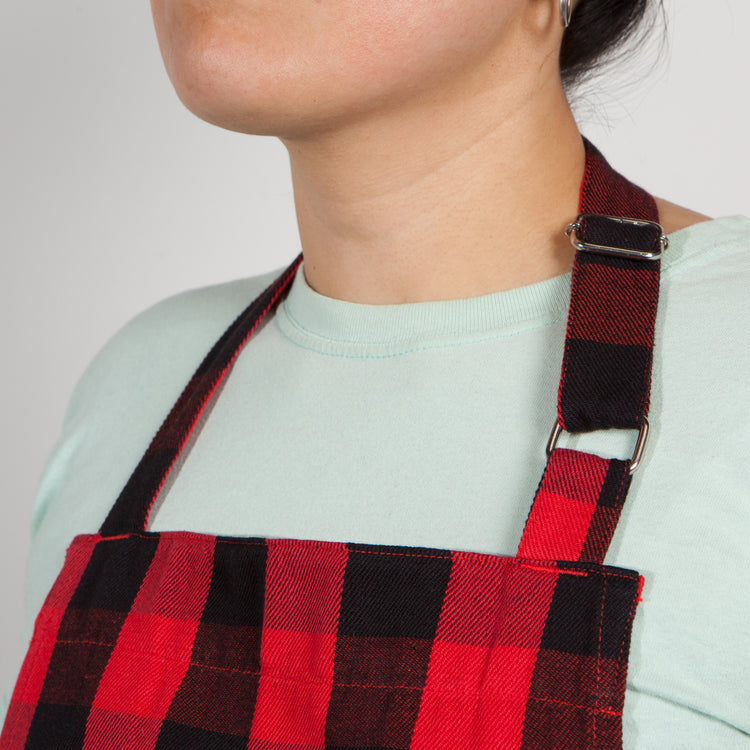 Buffalo Check Cotton Chef's Apron