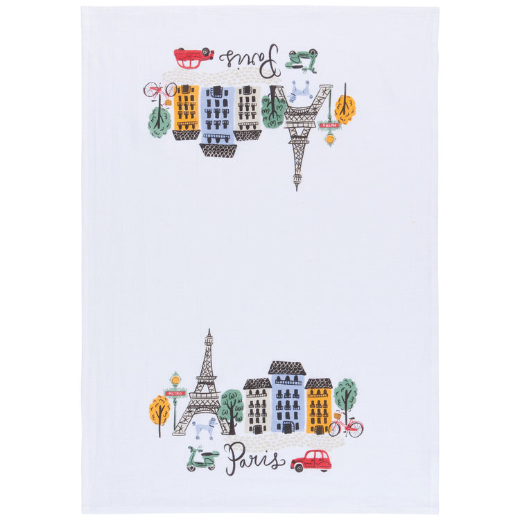 Meet Me In Paris Bakers Floursack Dishtowel Set of 3