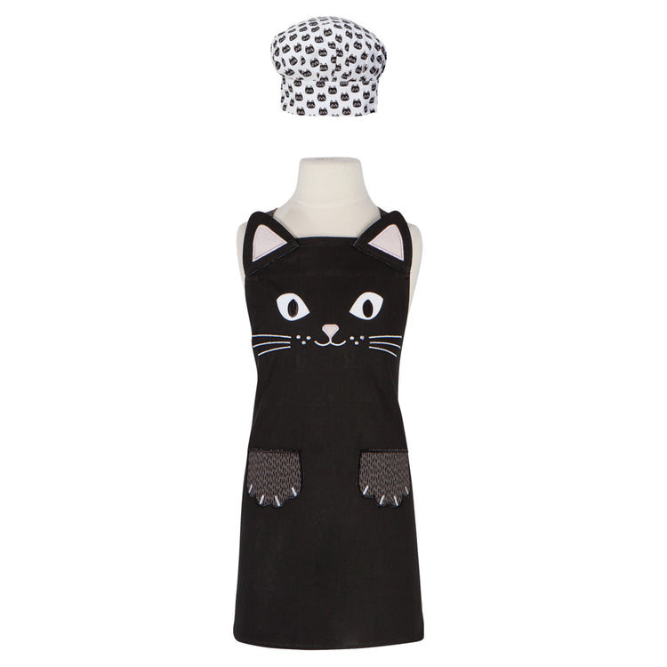 Cat Kid's Apron and Hat Set