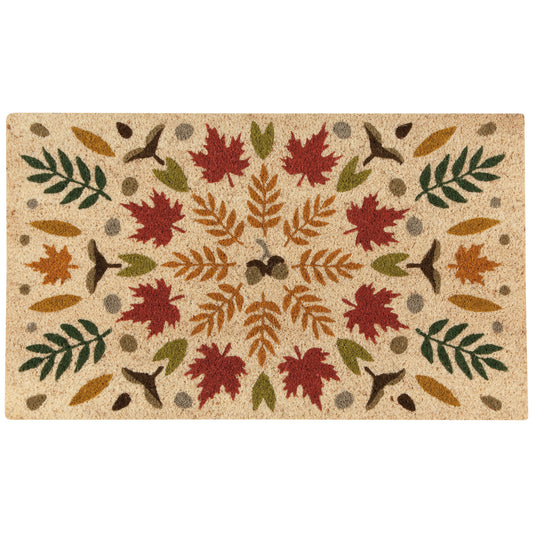 Fall Foliage Coir Fibre Doormat